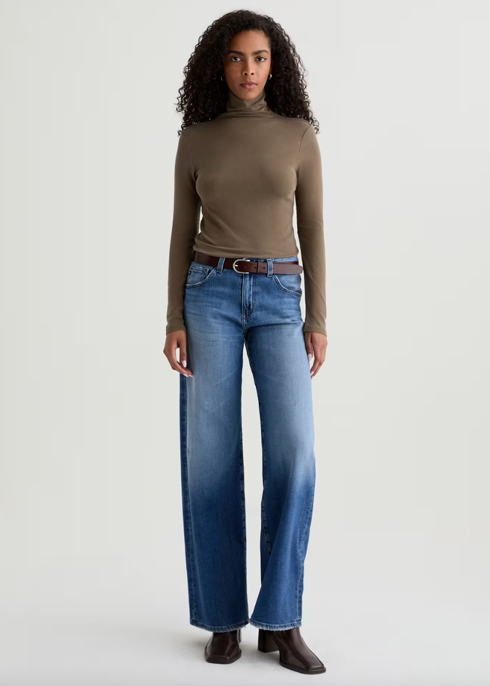 Chels Turtleneck - Taupe Grey - AG Jeans Canada - Danali