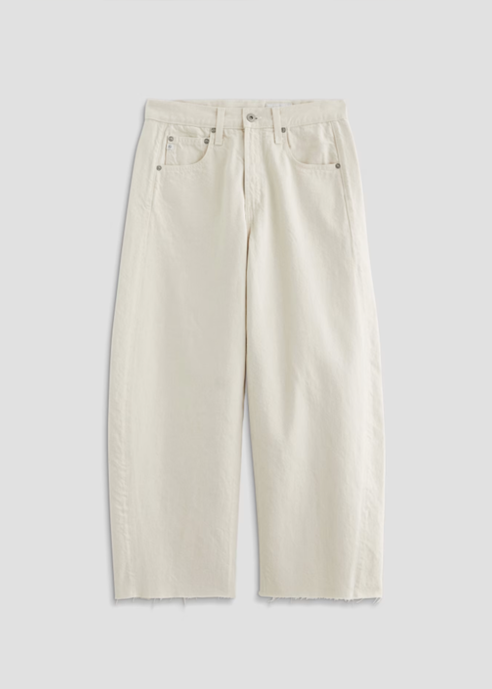 AG Jeans Hattie Barrel Leg Crop Pant  - Opal Stone - AG Jeans Canada - Danali
