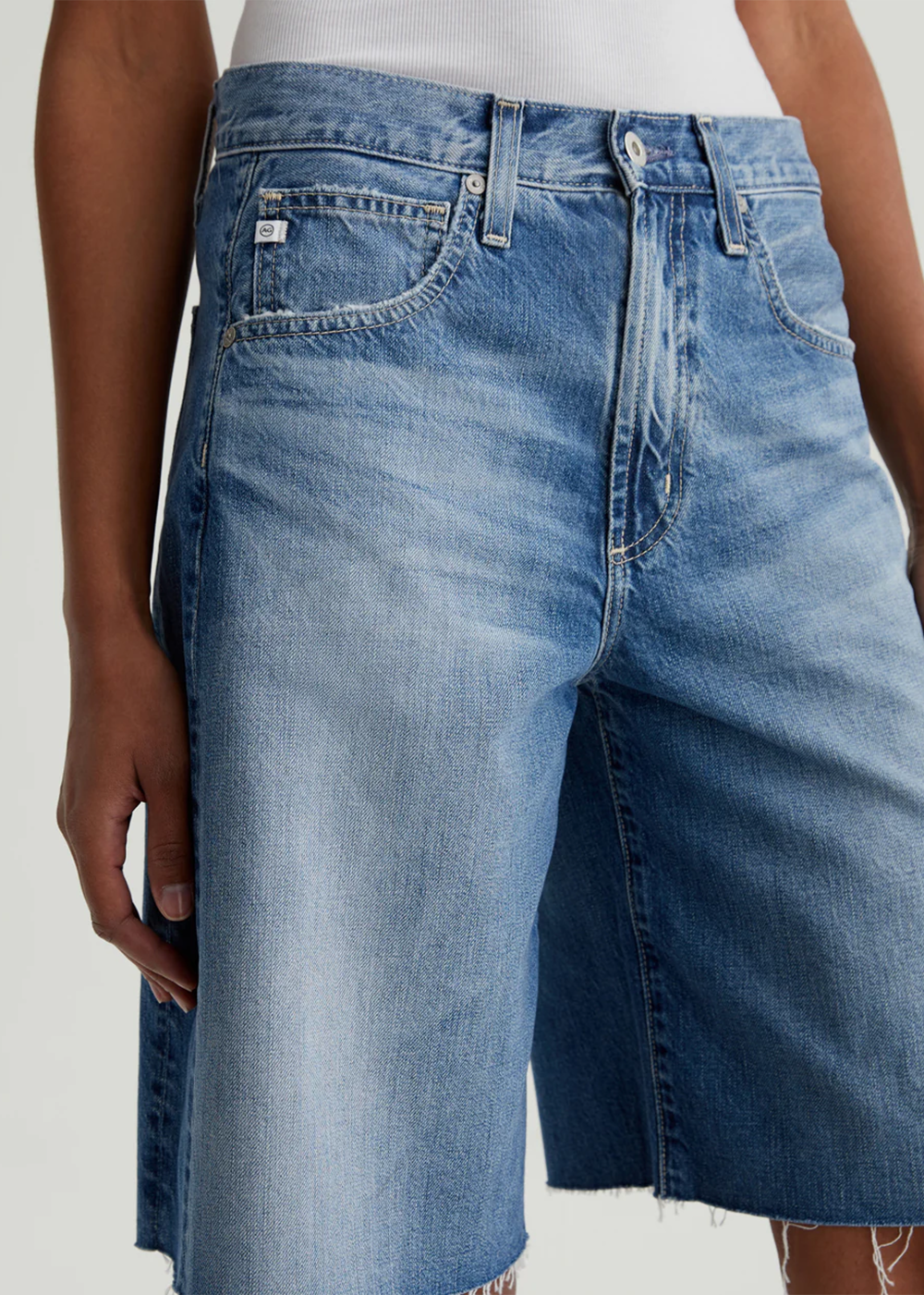 Hattie Long Denim Short - Gemini - AG Jeans Canada - Danali