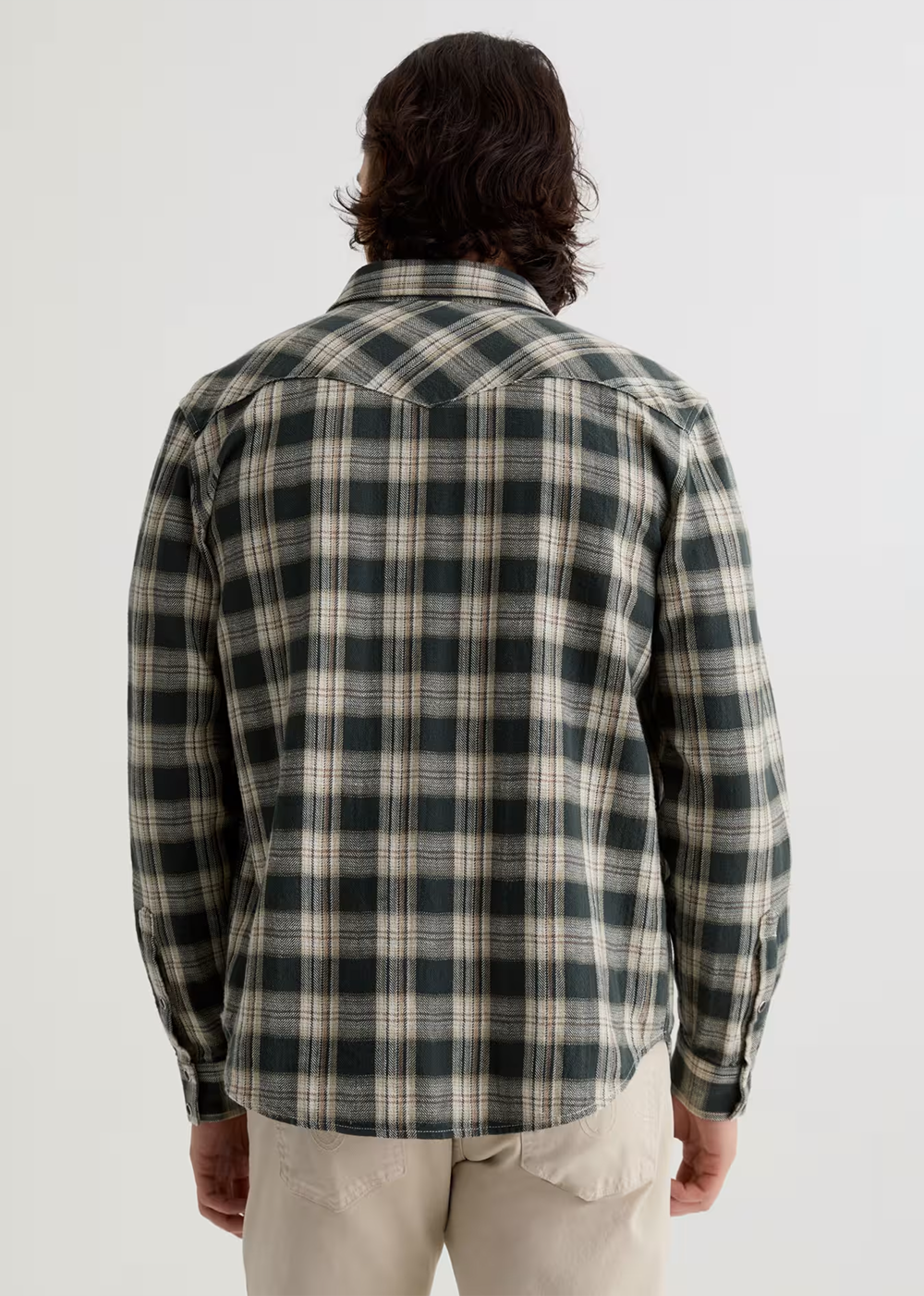Huston Western Shirt - Charcoal Grey Multi - AG Jeans Canada - Danali