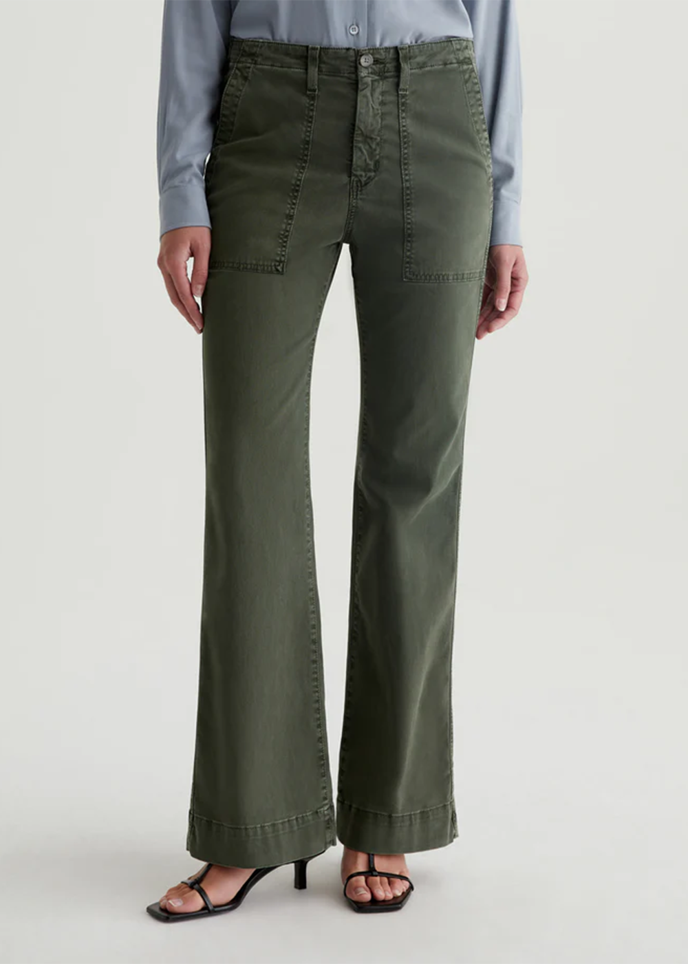 Juliet Cargo Pant - Sulfur Dark Thyme  - AG Jeans Canada  - Danali