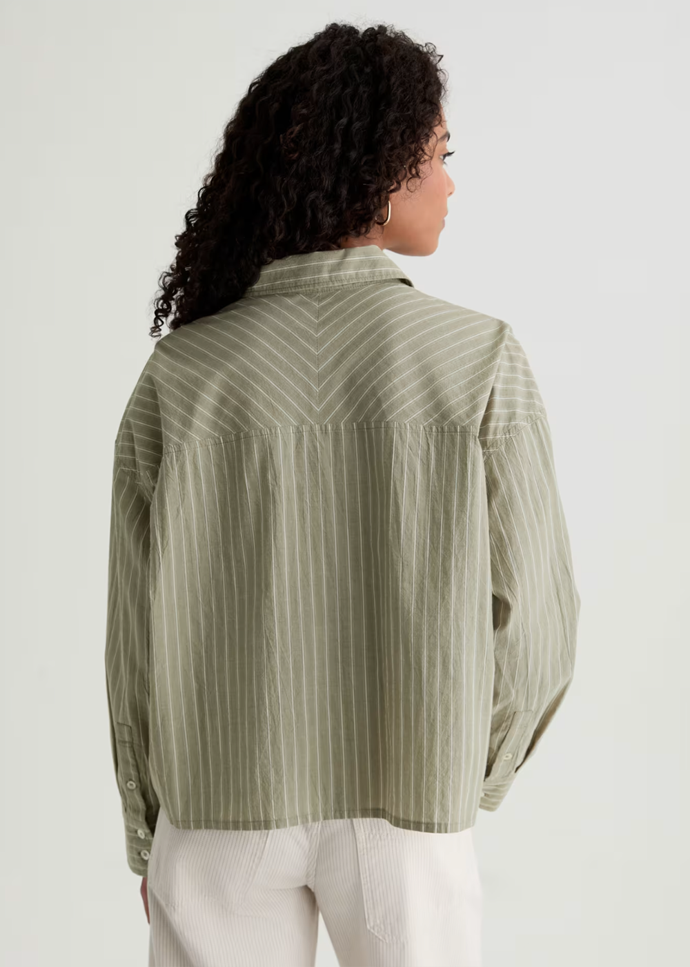 Kellan Stripe Shirt - Rosemary - AG Jeans Canada - Danali