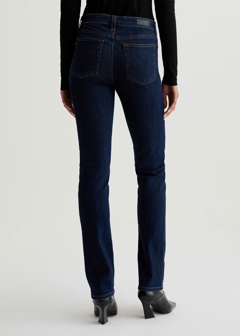 Mari High Rise Slim Straight Jean - Modern Indigo - AG Jeans Canada - Danali