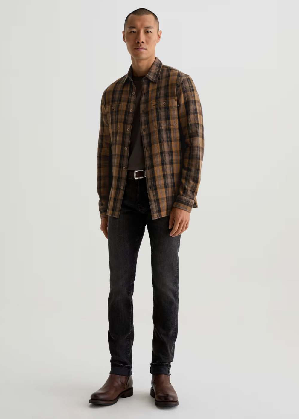 Mason Work Shirt - Yellow Multi - AG Jeans Canada - Danali