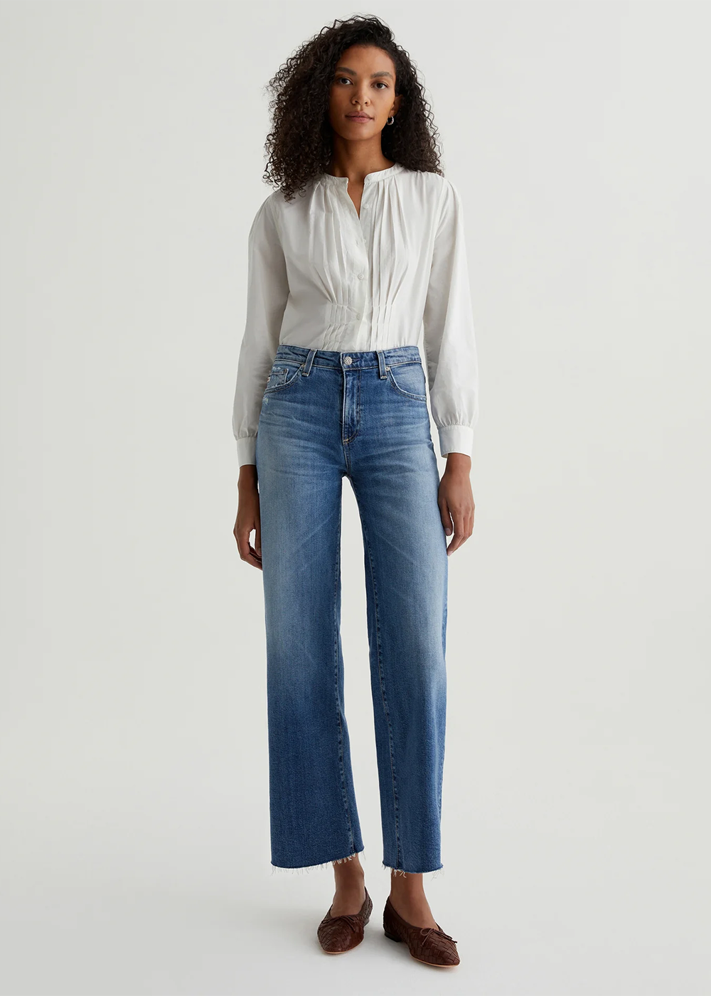 Saige Wide Leg Crop Jean - 16 Year Postcard - AG Jeans Canada - Danali
