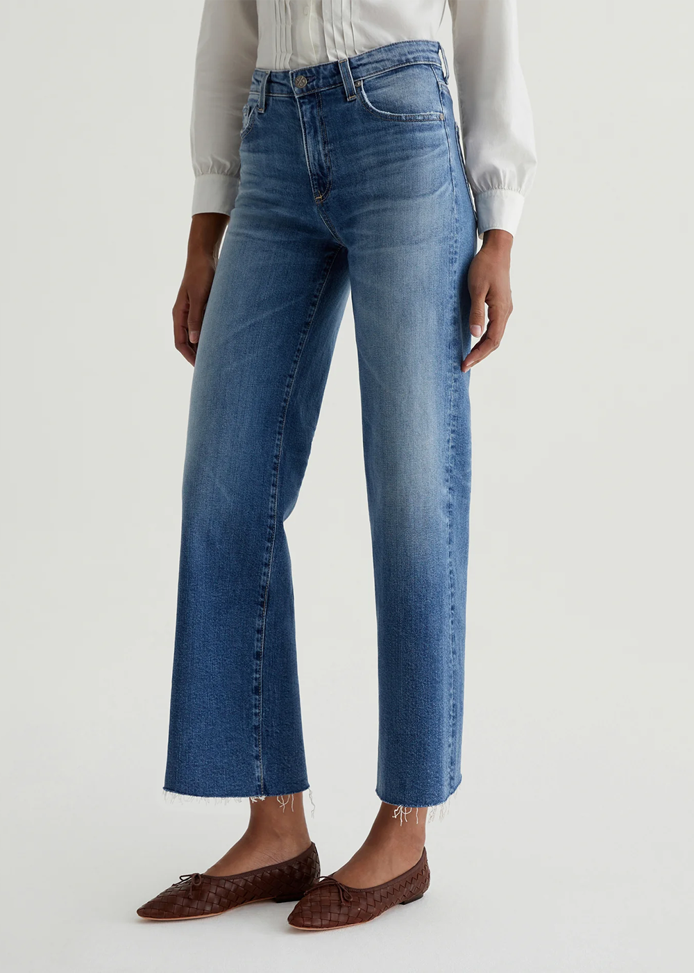 Saige Wide Leg Crop Jean - 16 Year Postcard - AG Jeans Canada - Danali