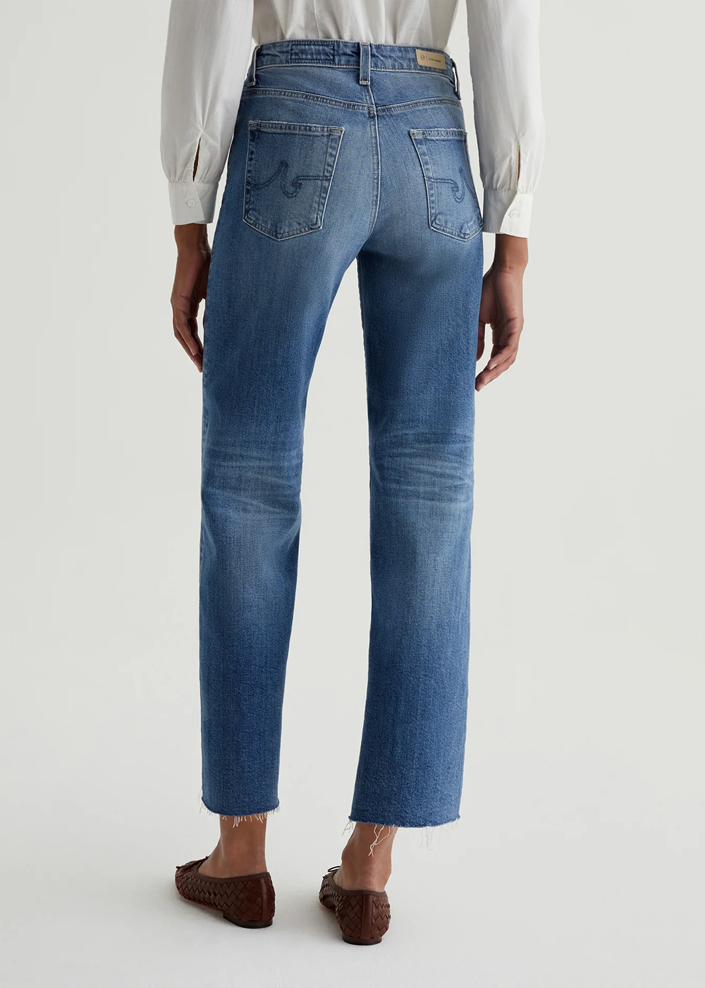 Saige Wide Leg Crop Jean - 16 Year Postcard - AG Jeans Canada - Danali