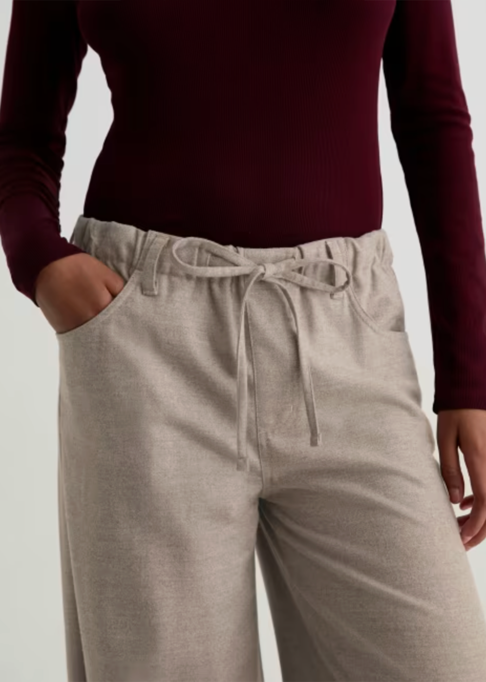 Stella Cinched - Melange Oat - AG Jeans Canada - Danali