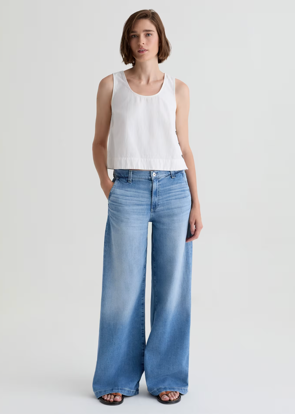 Stella Low Slung Palazzo Jean - Escalate - AG Jeans Canada - Danali
