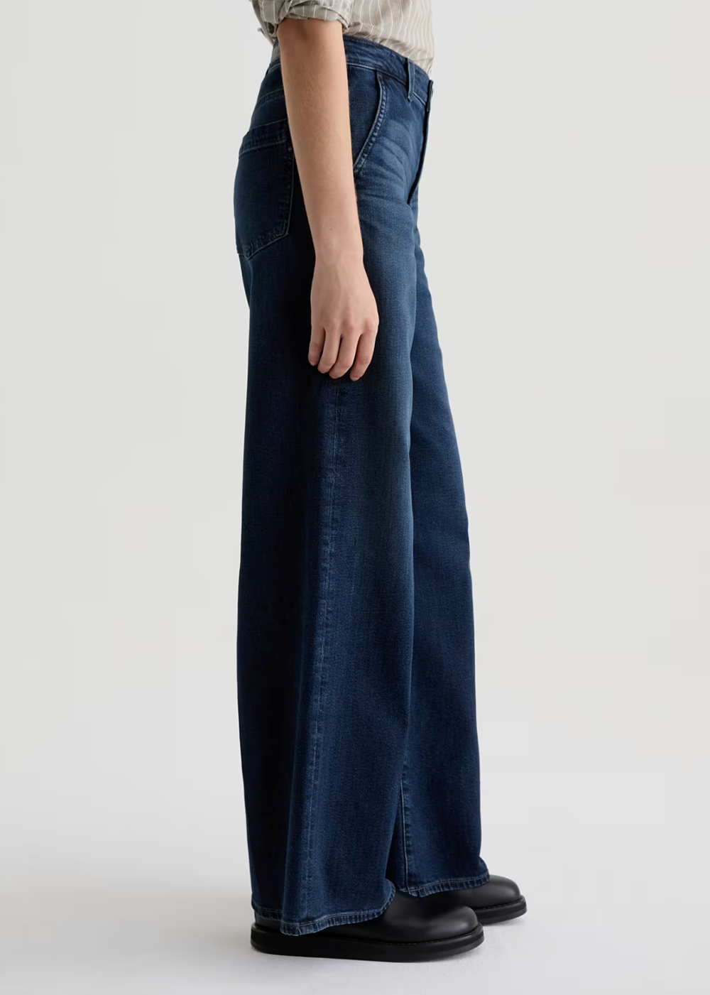 Stella Low Slung Palazzo Jean - Poise - AG Jeans Canada - Danali