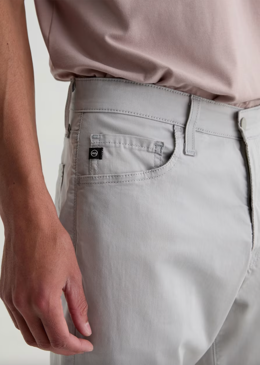 Tellis Modern Slim Pant - Fossil Grey - AG Jeans Canada - Danali