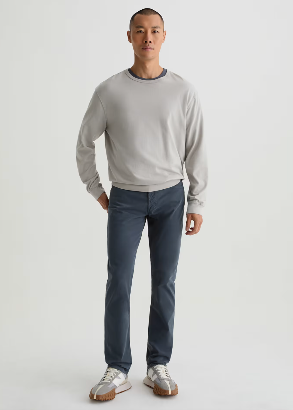 Tellis Modern Slim Sateen Pant - After Dusk - AG Jeans Canada - Danali