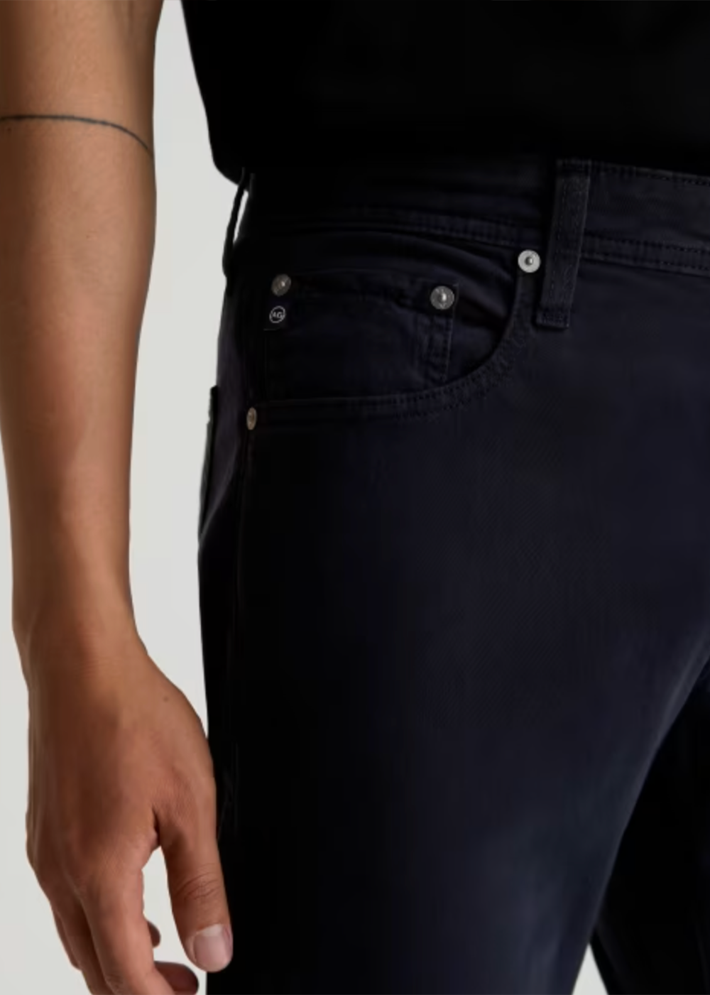 Tellis Modern Slim Sateen Pant - New Navy - AG Jeans Canada - Danali