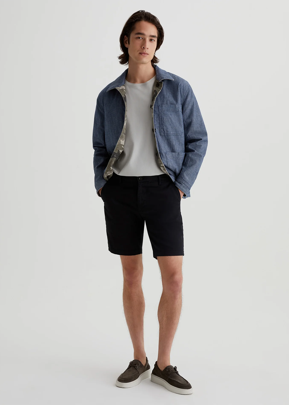 AG Jeans Wanderer Short Super Black - AG Jeans Canada - Danali