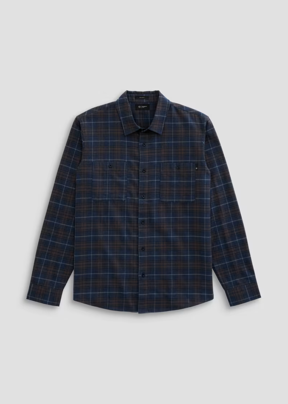 Wayne Work Shirt - Navy Multi - AG Jeans Canada - Danali