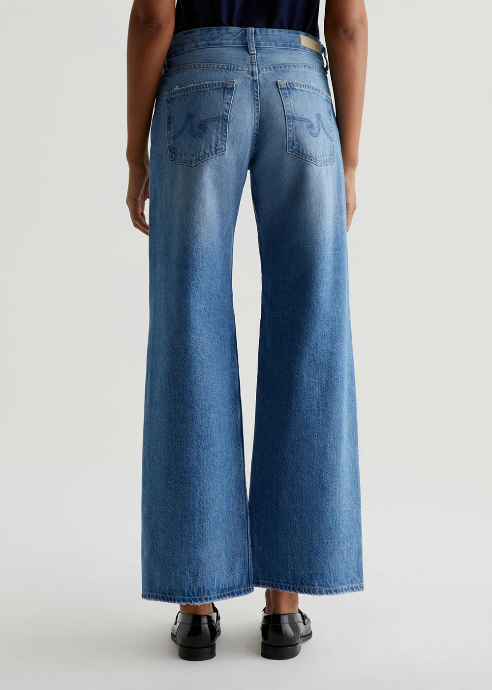 Adria Mid Rise Baggy Jean - Stockholm - AG Jeans Canada - Danali