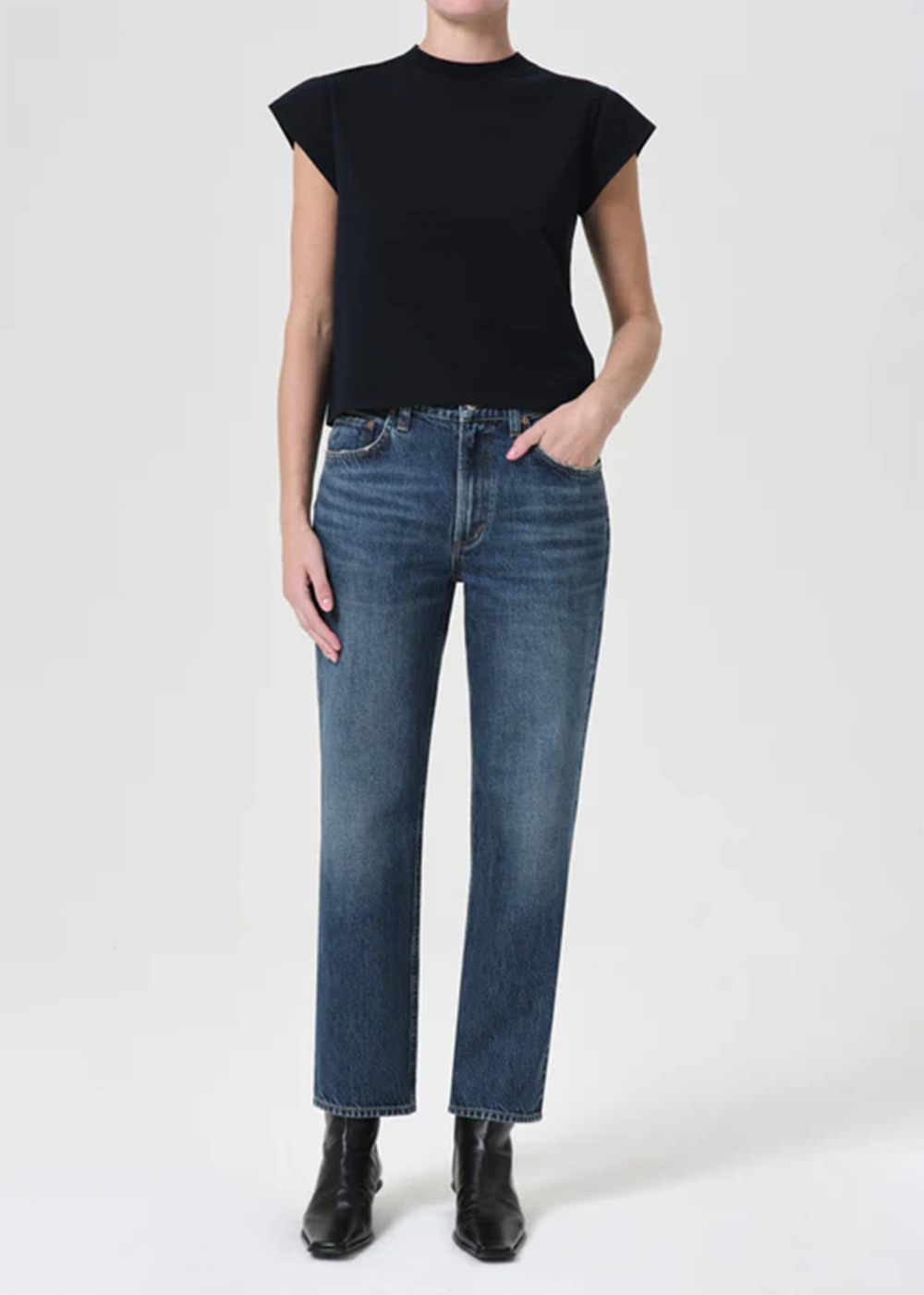 Valen Mid Rise Slim Jean - Essence - AGOLDE Canada - Danali