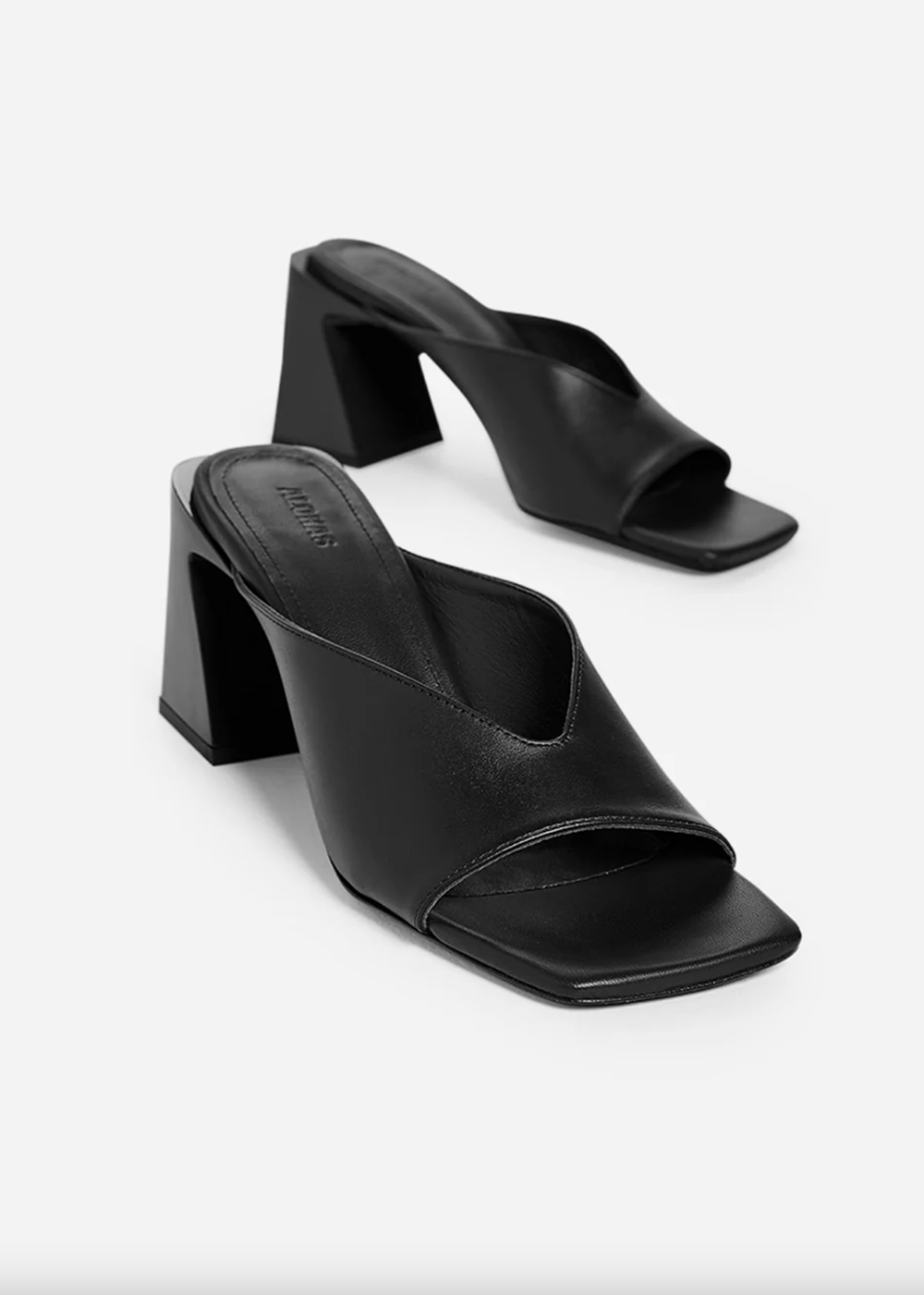 Tasha Leather Sandals - Black - Alohas Canada - Danali