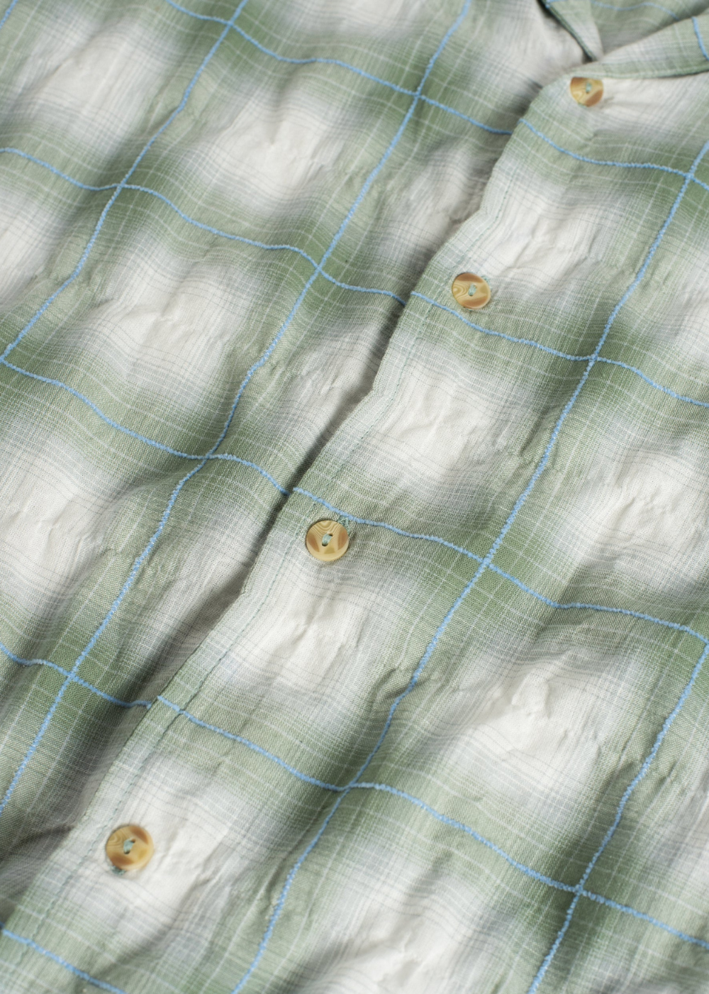Laurel Grid Camp Shirt - Green - Bather Canada - Danali