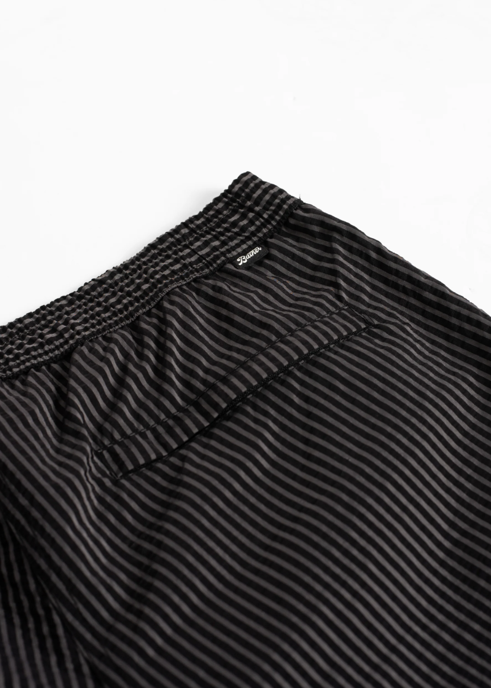 Bather Seersucker Modern Trunk Black 01