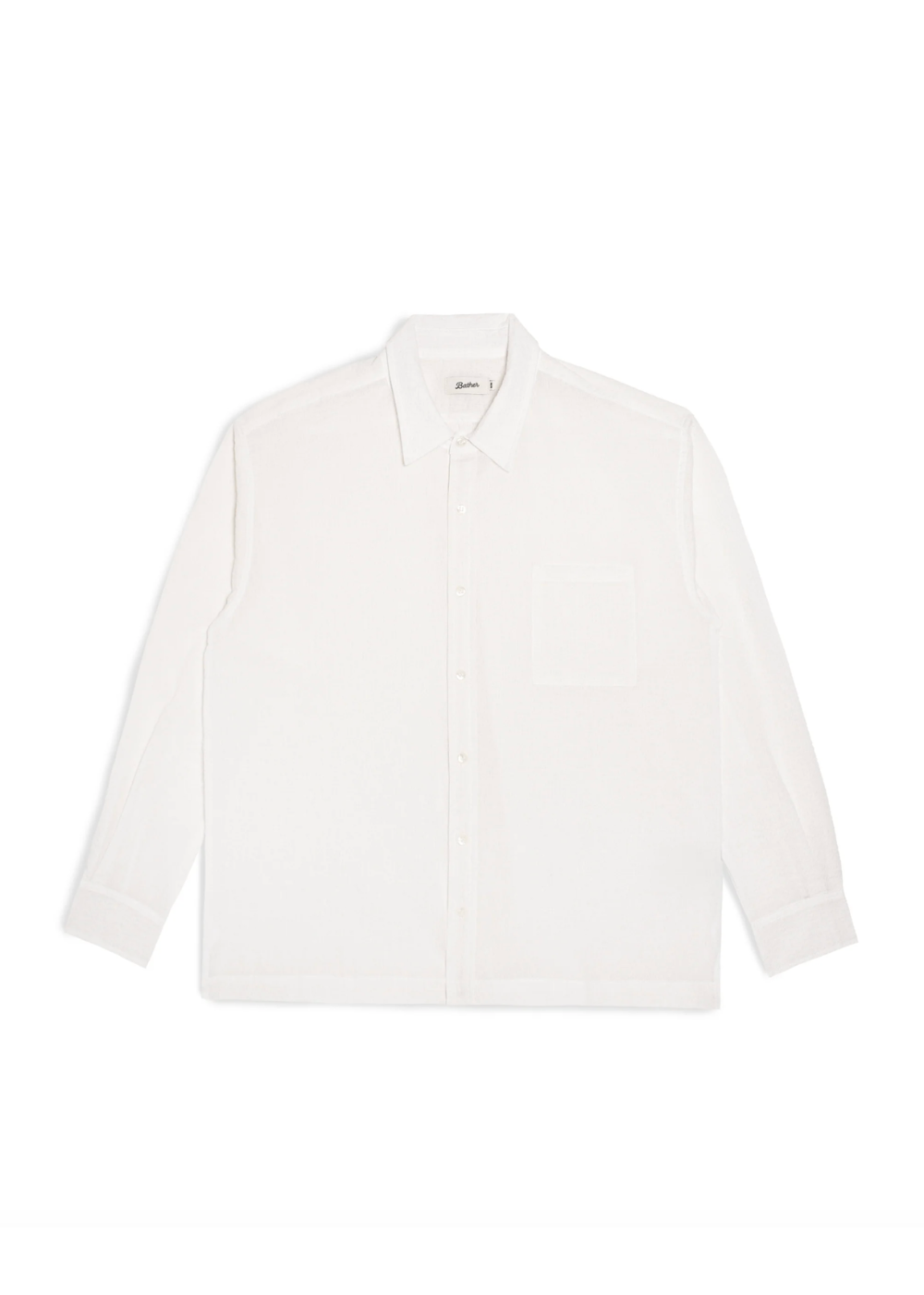 White Ripple Leisure Shirt - White - Bather Canada - Danali