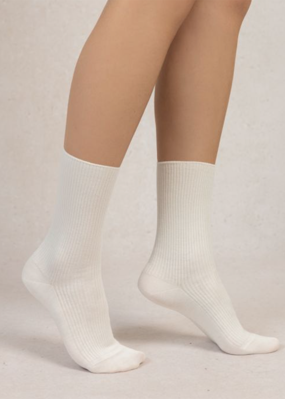 Ribbed Socks- Off White - Bleuforet Canada - Danali