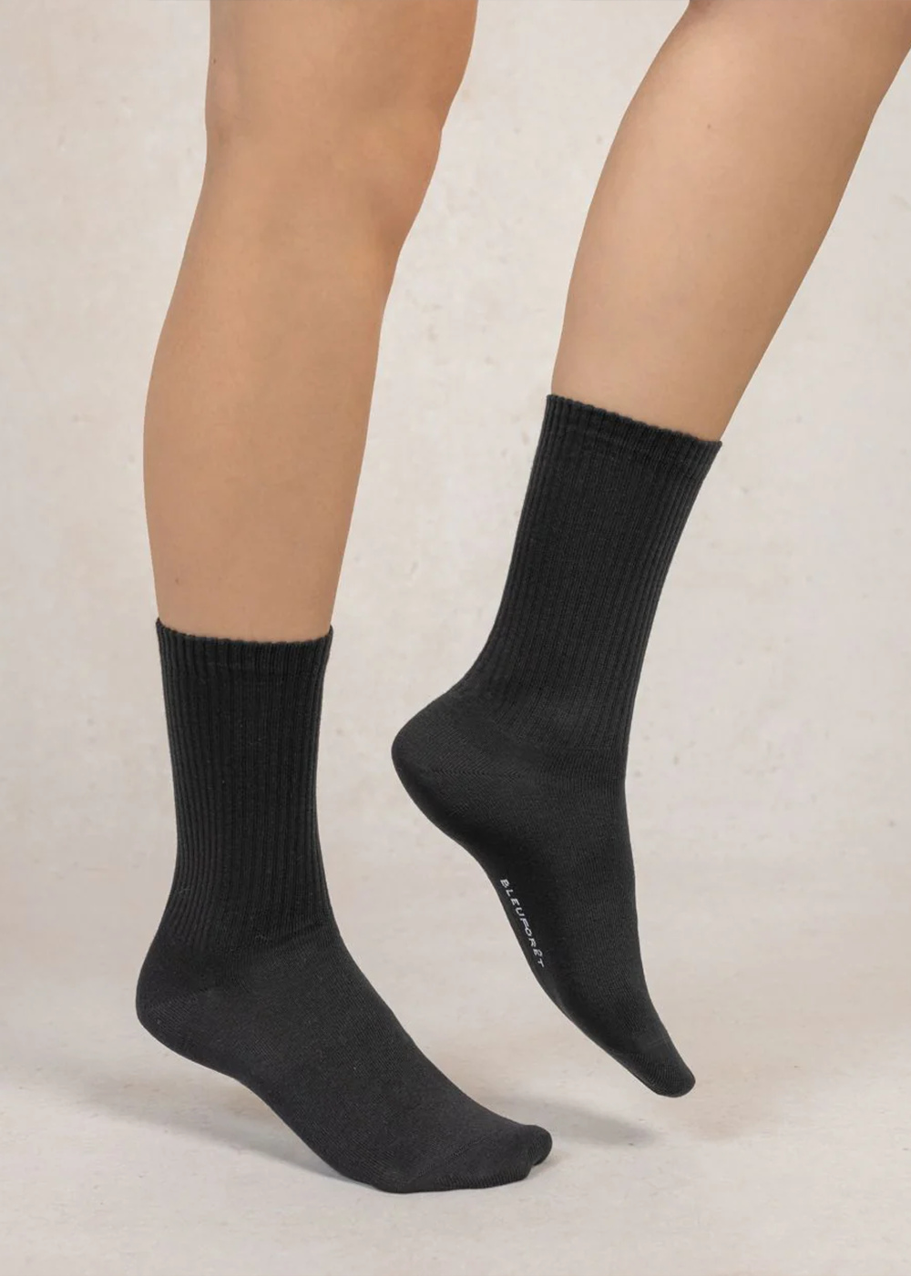 Ribbed Sport Socks - Black - Bleuforet Canada - Danali 