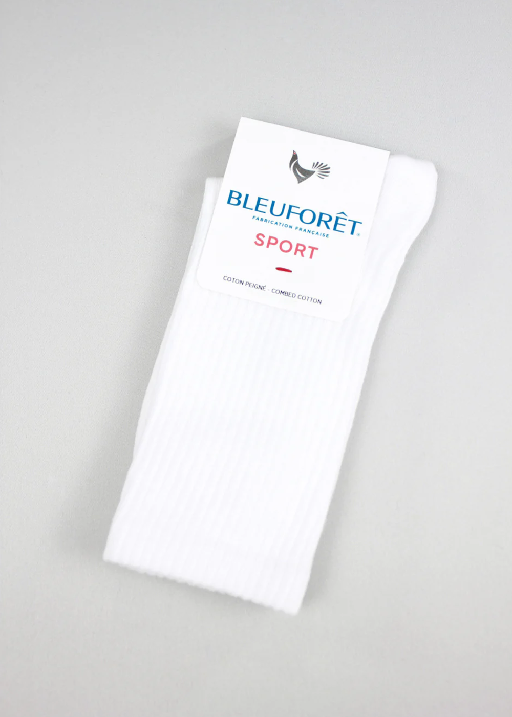 Ribbed Sport Socks - White - Bleuforet Canada - Danali