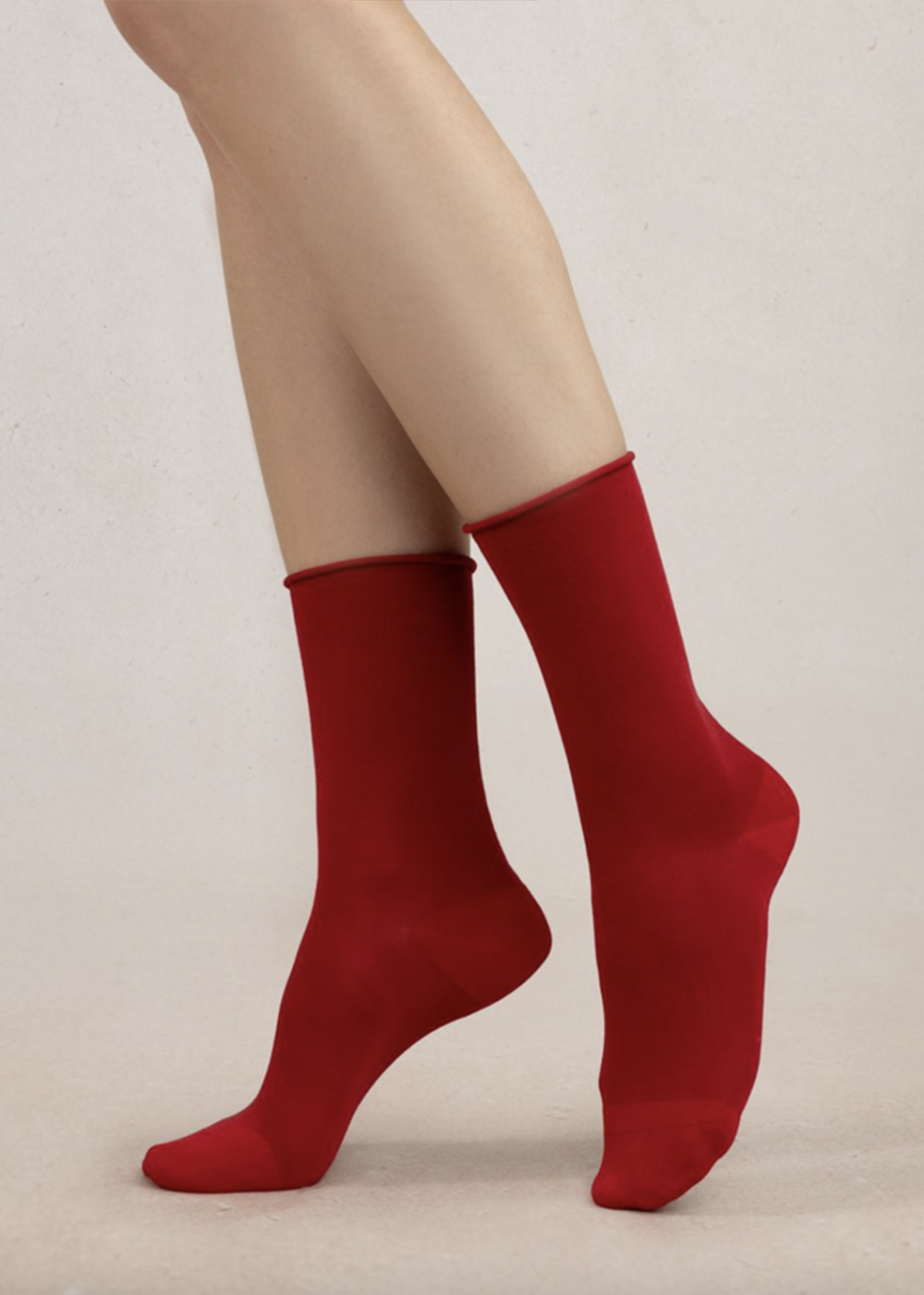 Velvet Cotton Socks - Rouge - Bleuforet Canada - Danali