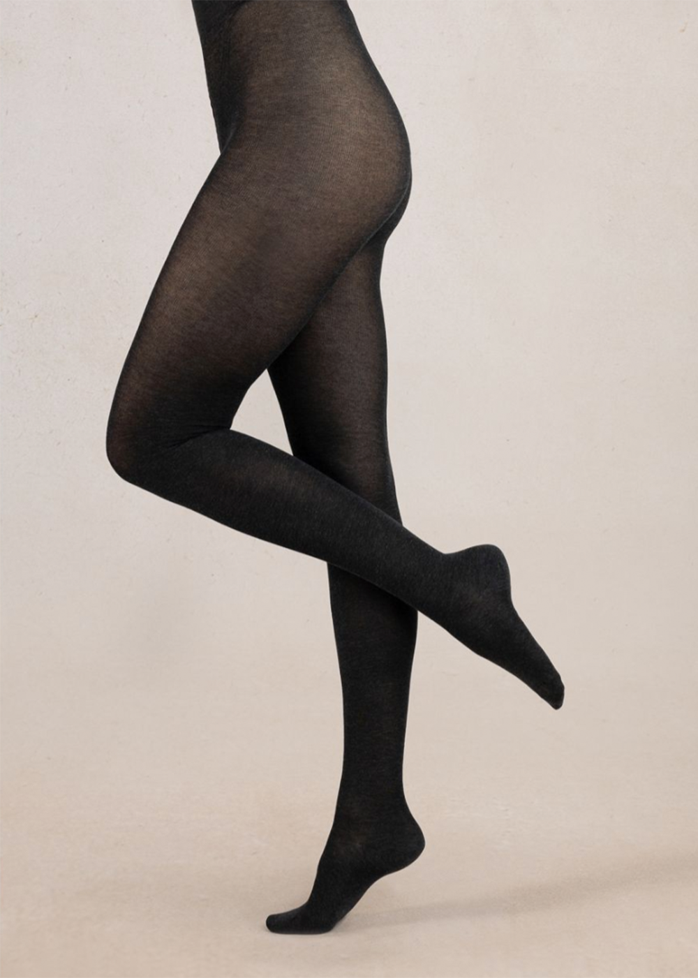 Velvet Cotton Tights - Charcoal - Bleuforet Canada - Danali