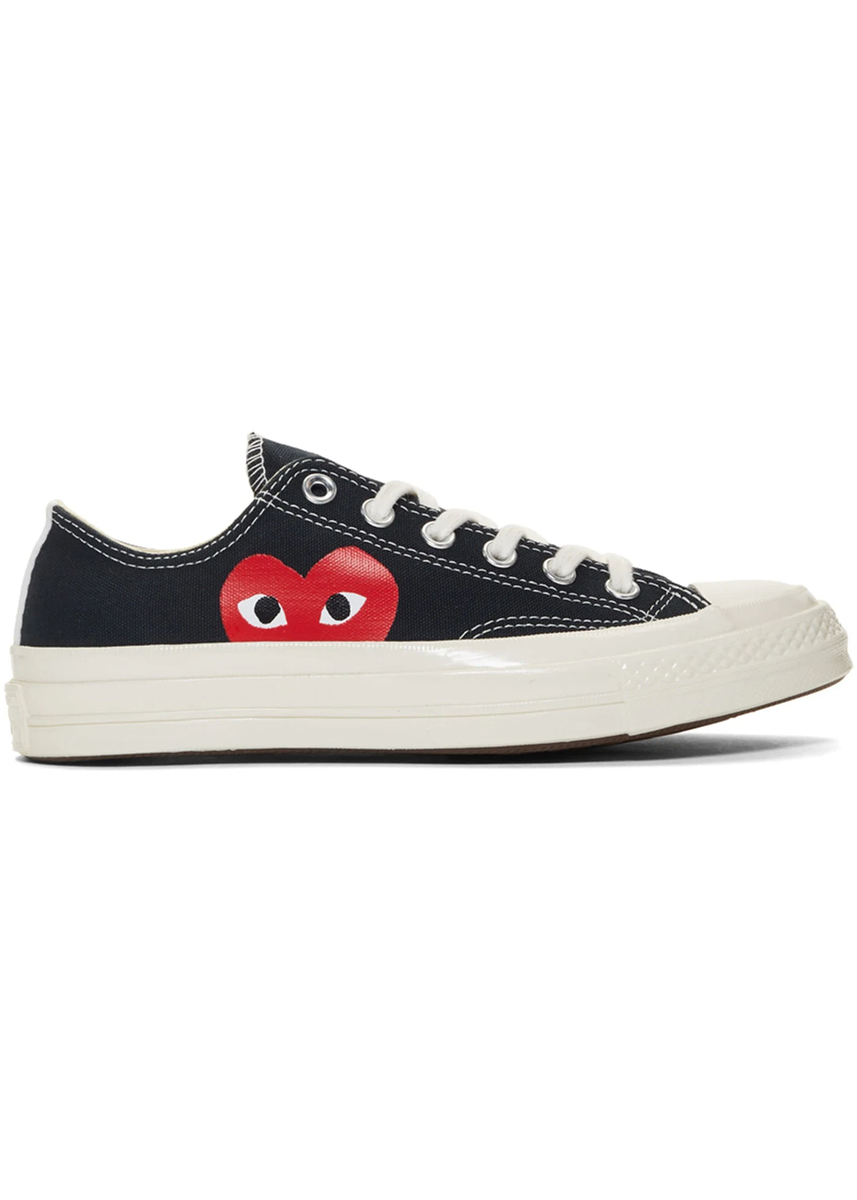 CDG Converse Low Black Chuck Sneakers Danali