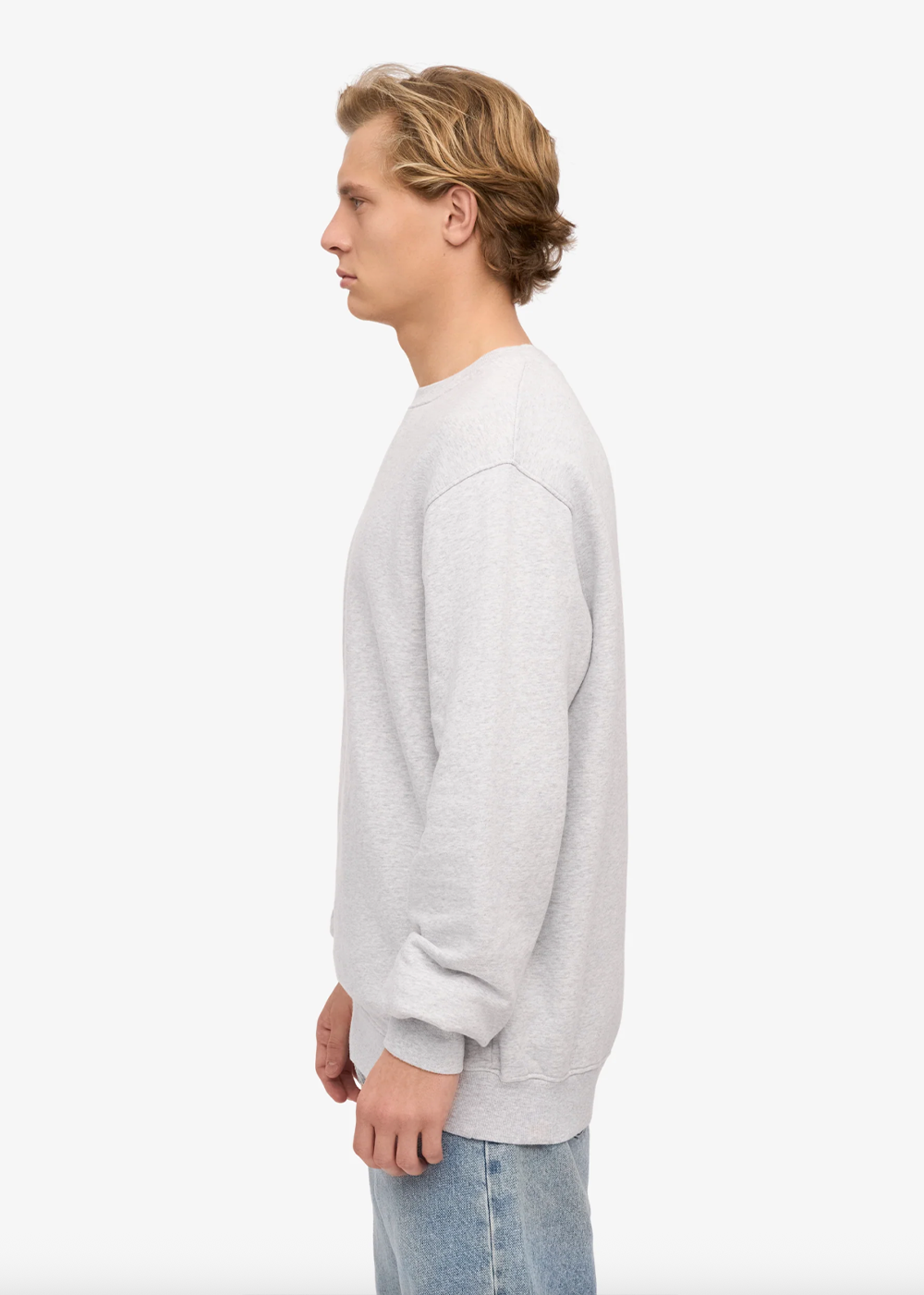 Classic Organic Crew - Snow Melange - Colorful Standard Canada - Danali - CS1005