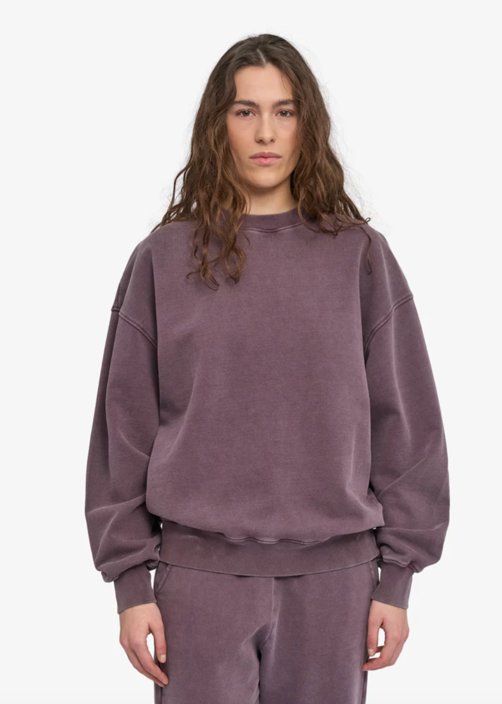 Organic Oversized Crew - Faded Grape - Colorful Standard Canada - Danali - CS1012