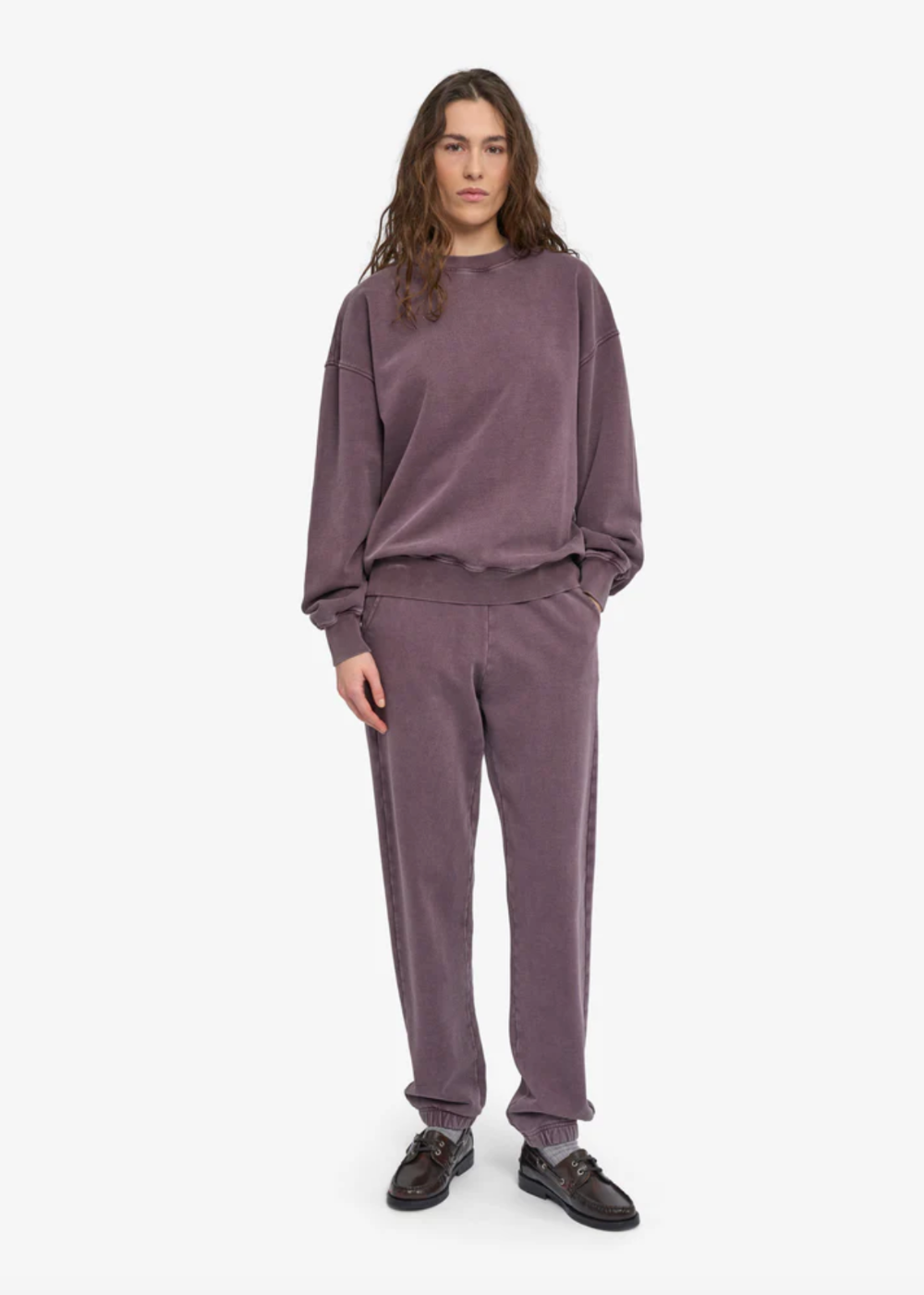 Organic Oversized Crew - Faded Grape - Colorful Standard Canada - Danali - CS1012