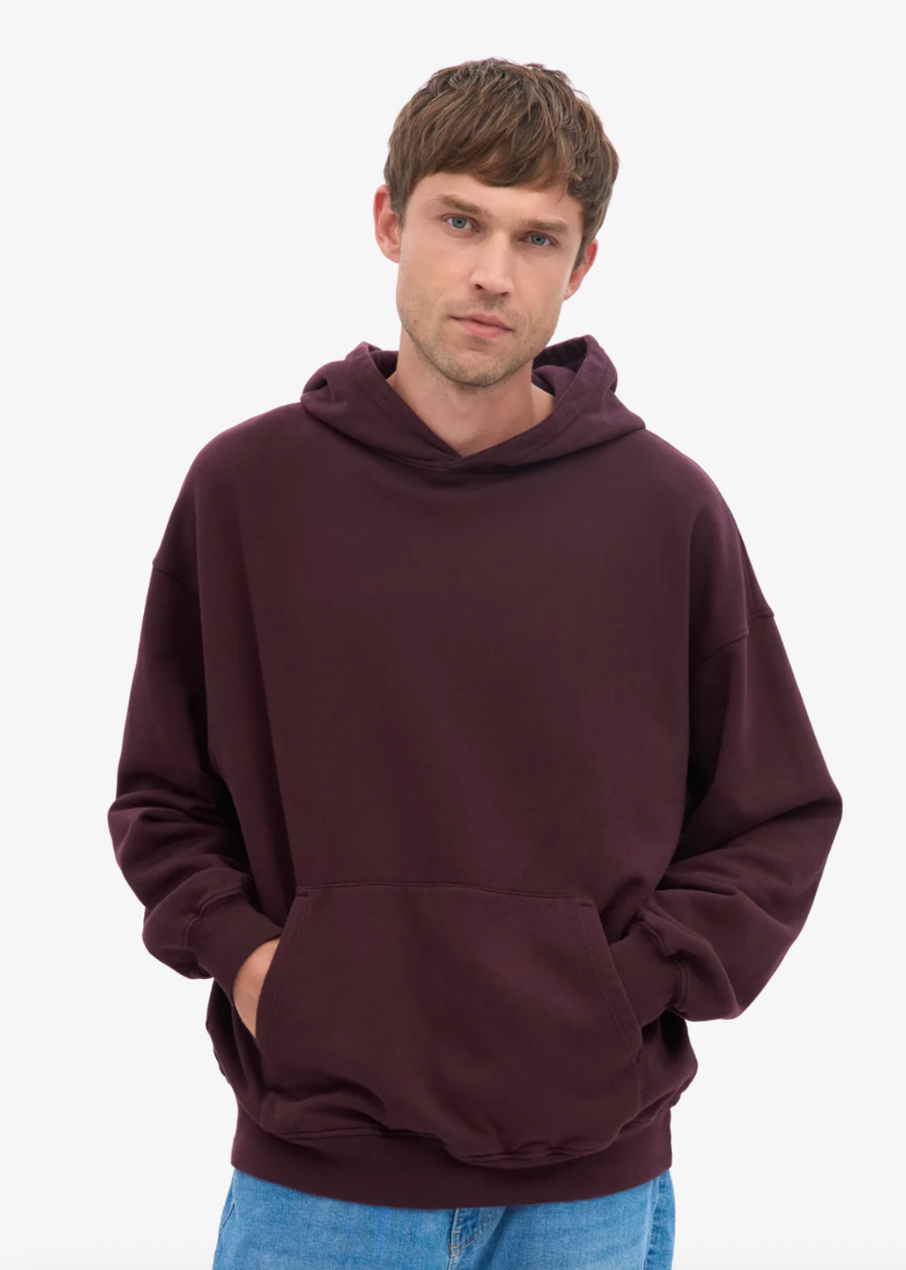 Organic Oversized Hoodie - Oxblood Red - Colorful Standard Canada - Danali - CS1015