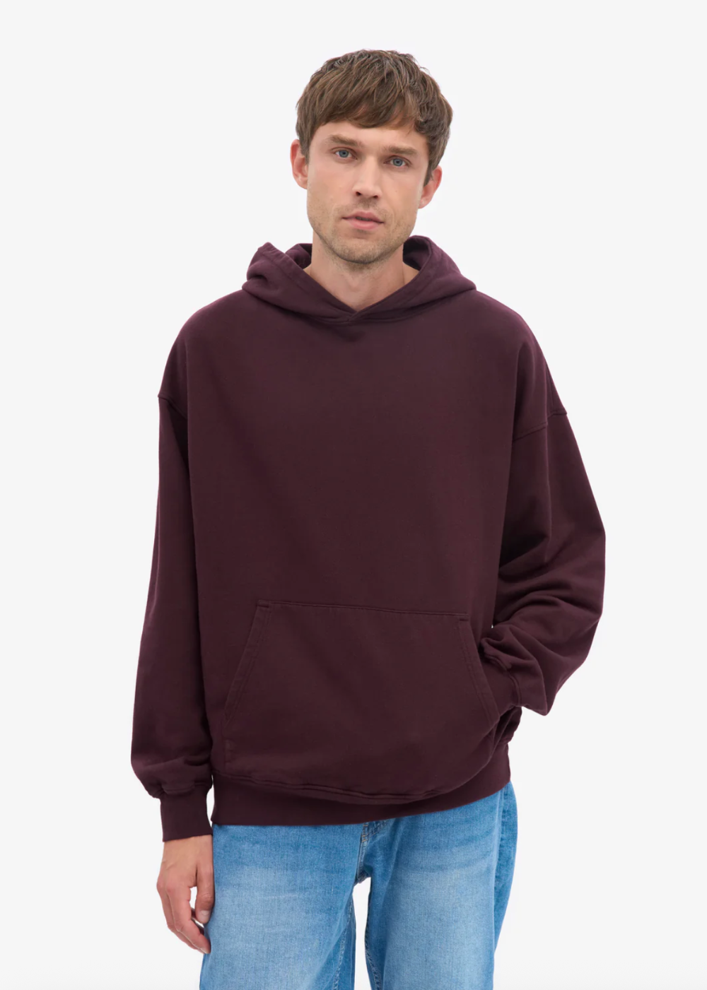 Organic Oversized Hoodie - Oxblood Red - Colorful Standard Canada - Danali - CS1015