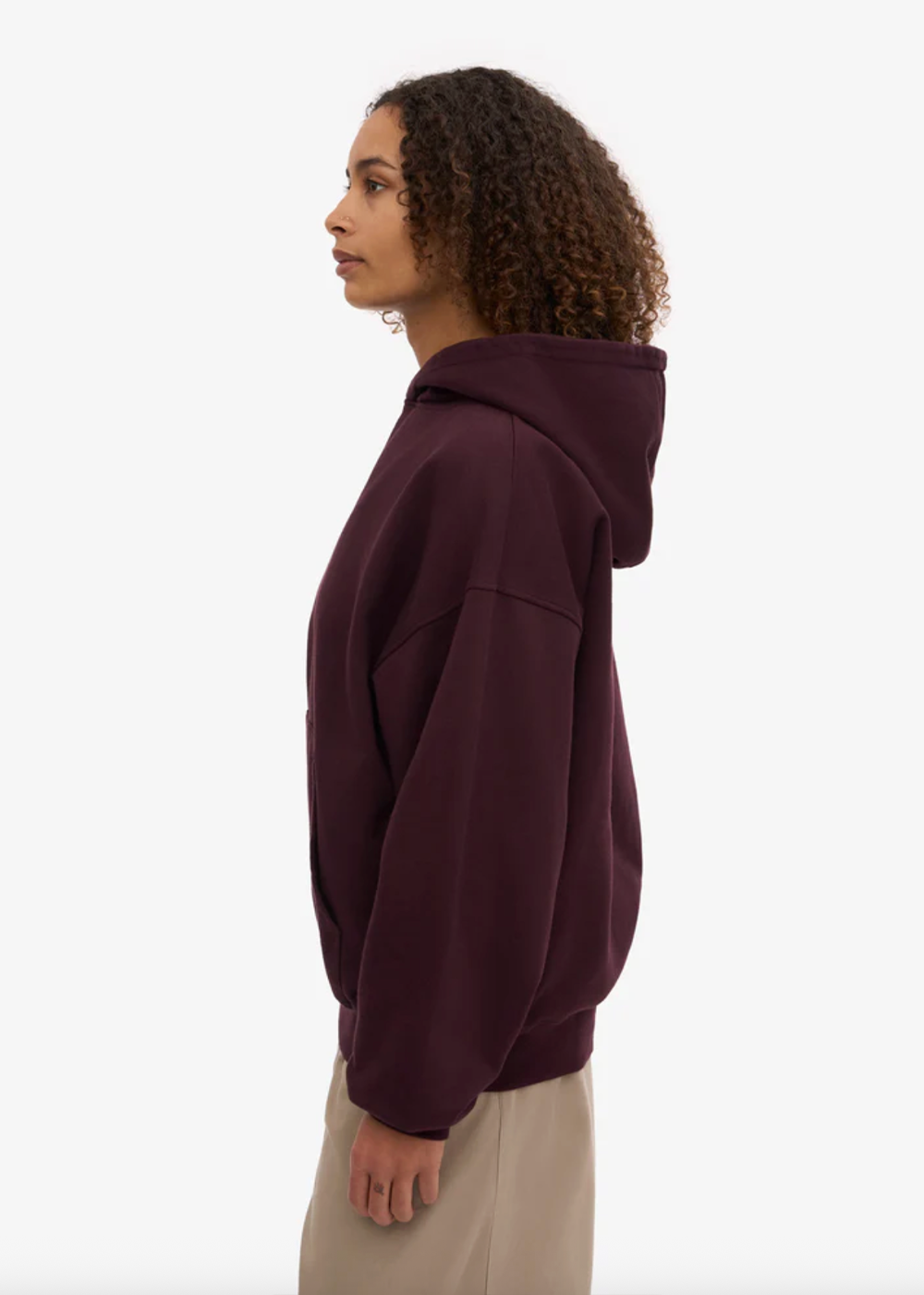 Organic Oversized Hoodie - Oxblood Red - Colorful Standard Canada - Danali - CS1015