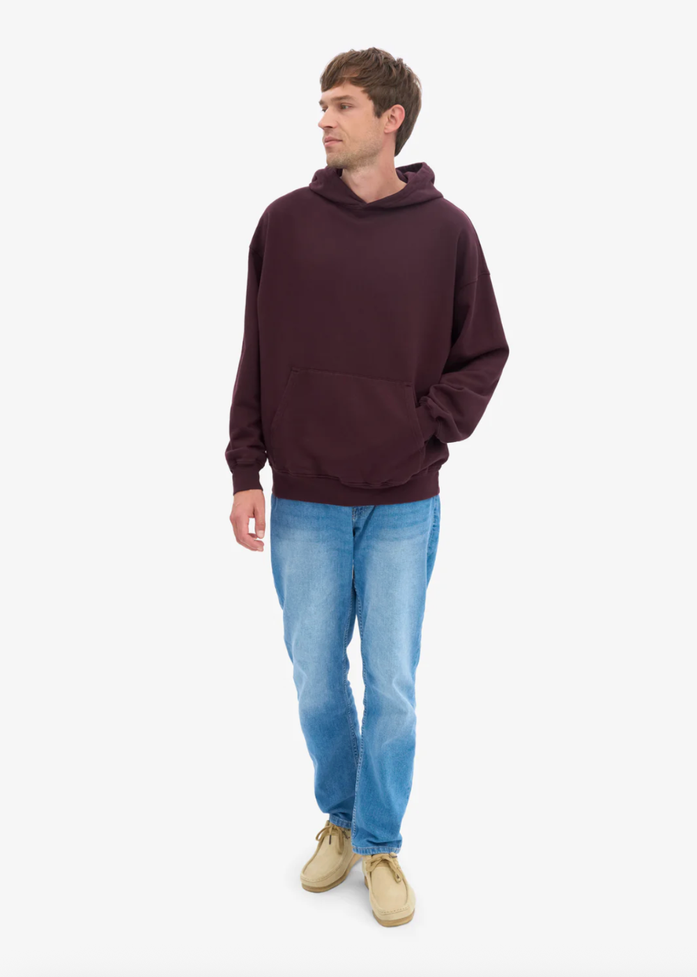 Organic Oversized Hoodie - Oxblood Red - Colorful Standard Canada - Danali - CS1015