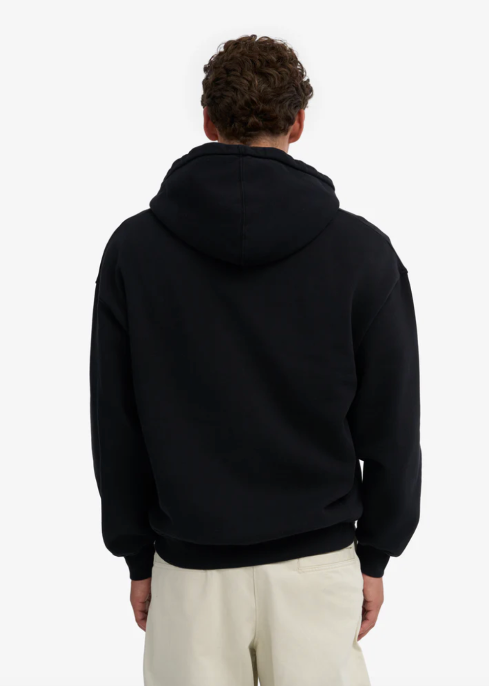 Organic Oversized Zip Hoodie - Deep Black - Colorful Standard Canada - Danali - CS1016