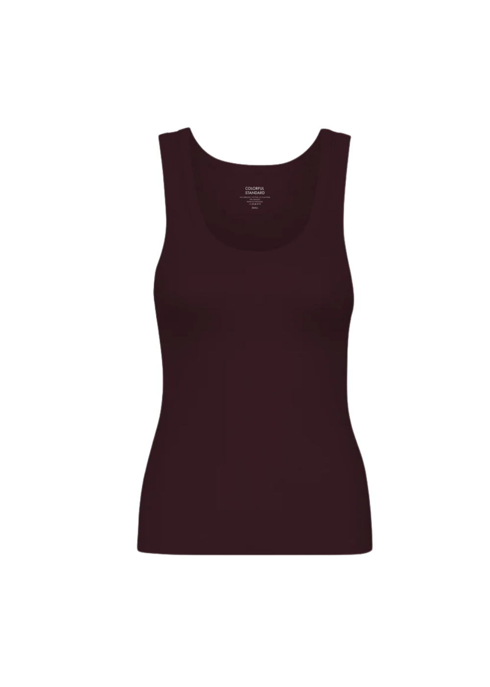 Organic Rib Tank Top - Oxblood Red -Colorful Standard Canada - Danali - CS2054