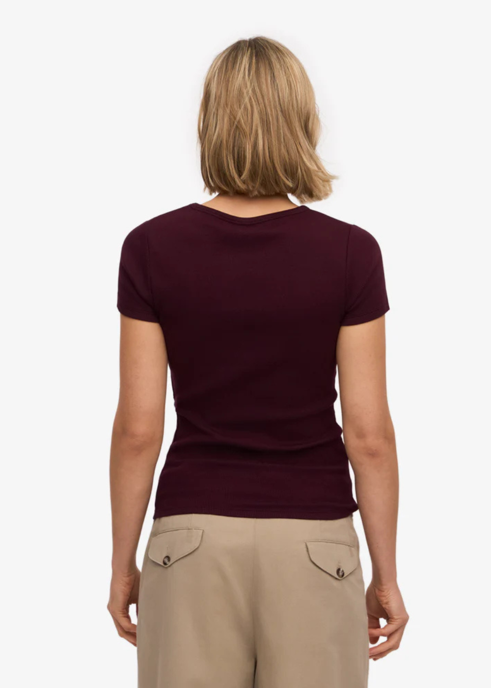 Organic Rib SS T-Shirt - Oxblood Red - Colorful Standard Canada - Danali - CS2058
