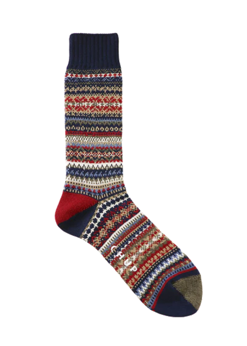 Mediterranean Socks - Navy - Chup Socks Canada - Danali