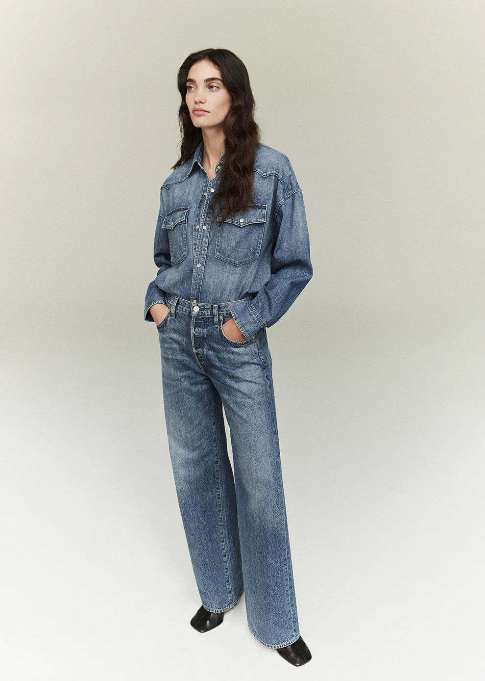 Annina High Rise Wide Leg 33" Jean - Sunland - Citizens of Humanity Canada - Danali