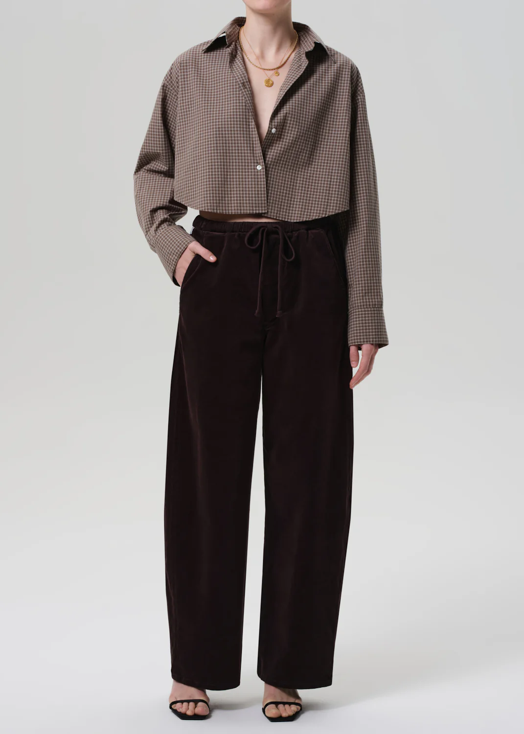 Aurora Pull On Corduroy Pant - Barrister - Citizens of Humanity Canada - Danali