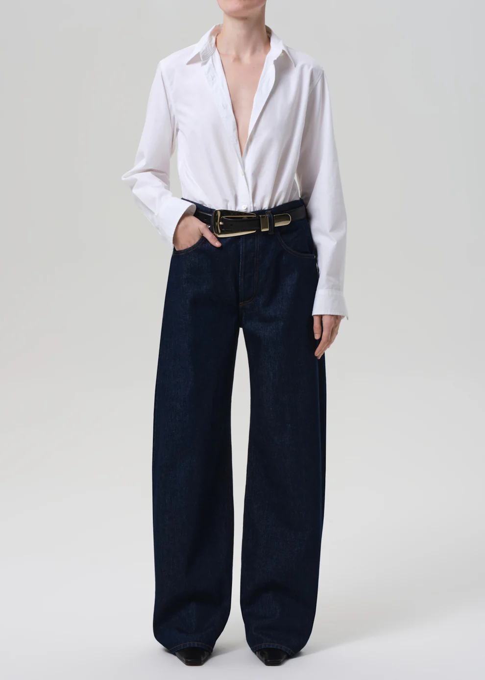 Avni Slim Shirt - White - Citizens of Humanity Canada - Danali