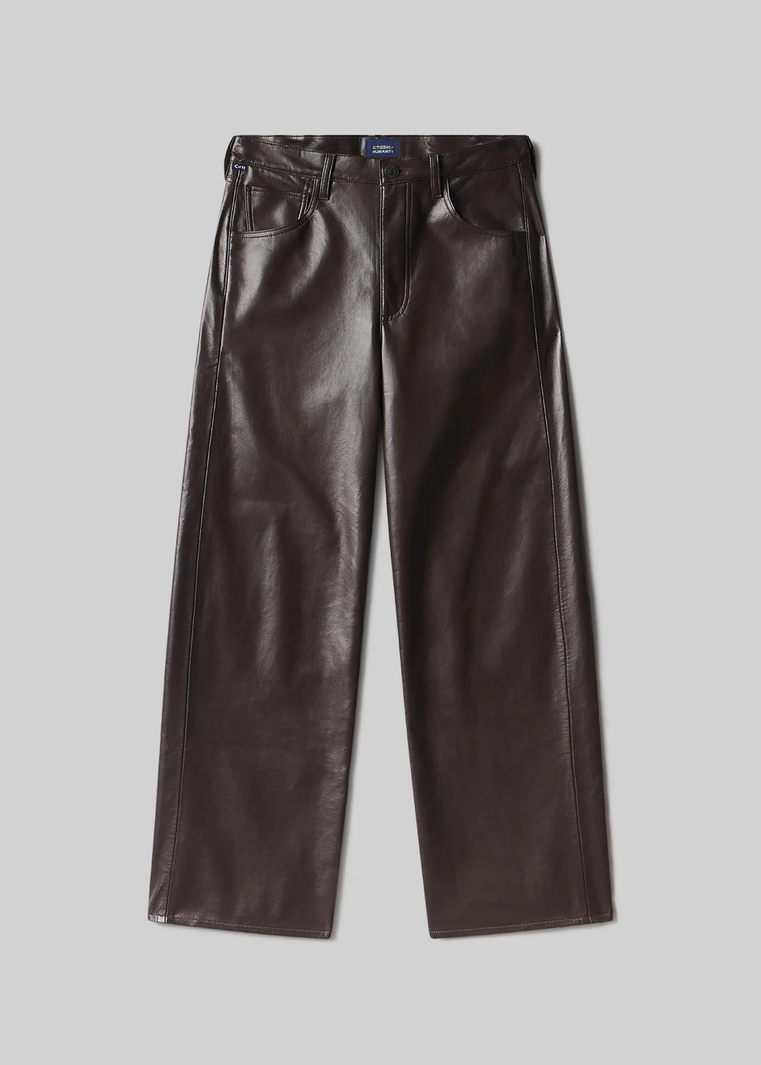 Ayla Baggy Leather Pant - Chocolate Brown - Citizens of Humanity Canada - Danali