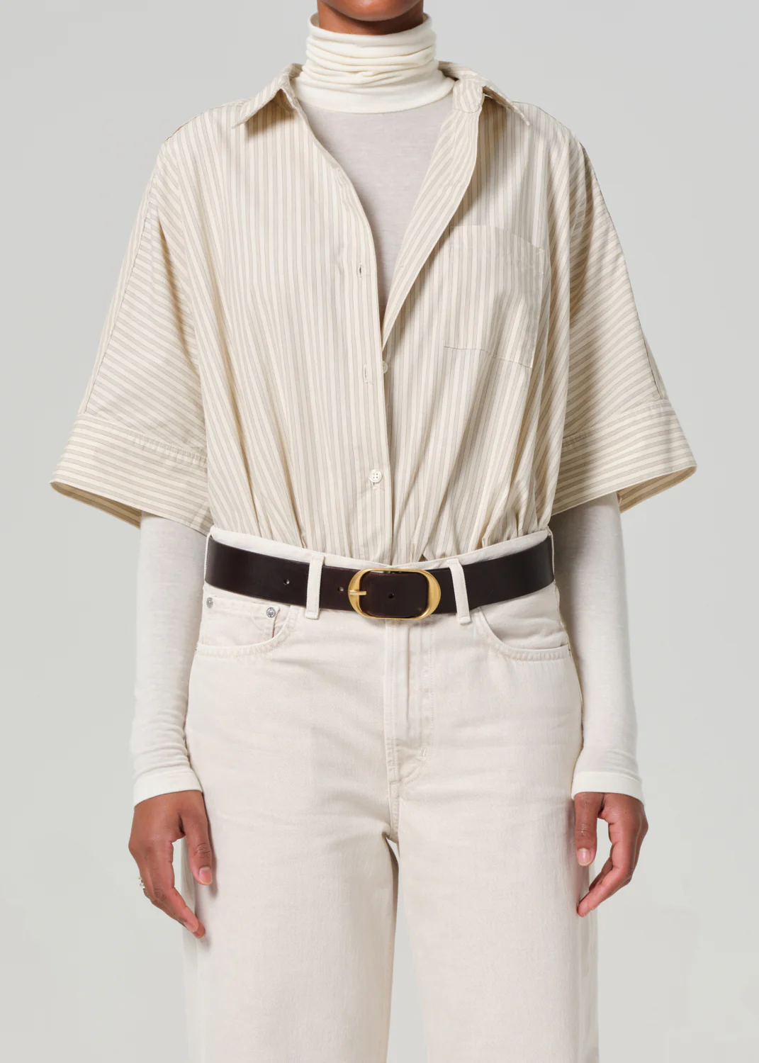 Claire Origami Shirt - Ciro Stripe - Citizens of Humanity Canada - Danali
