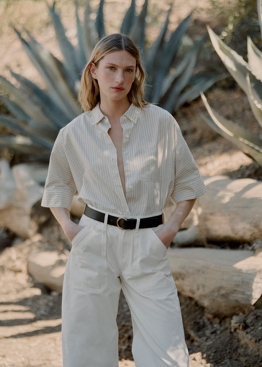 Claire Origami Shirt - Ciro Stripe - Citizens of Humanity Canada - Danali