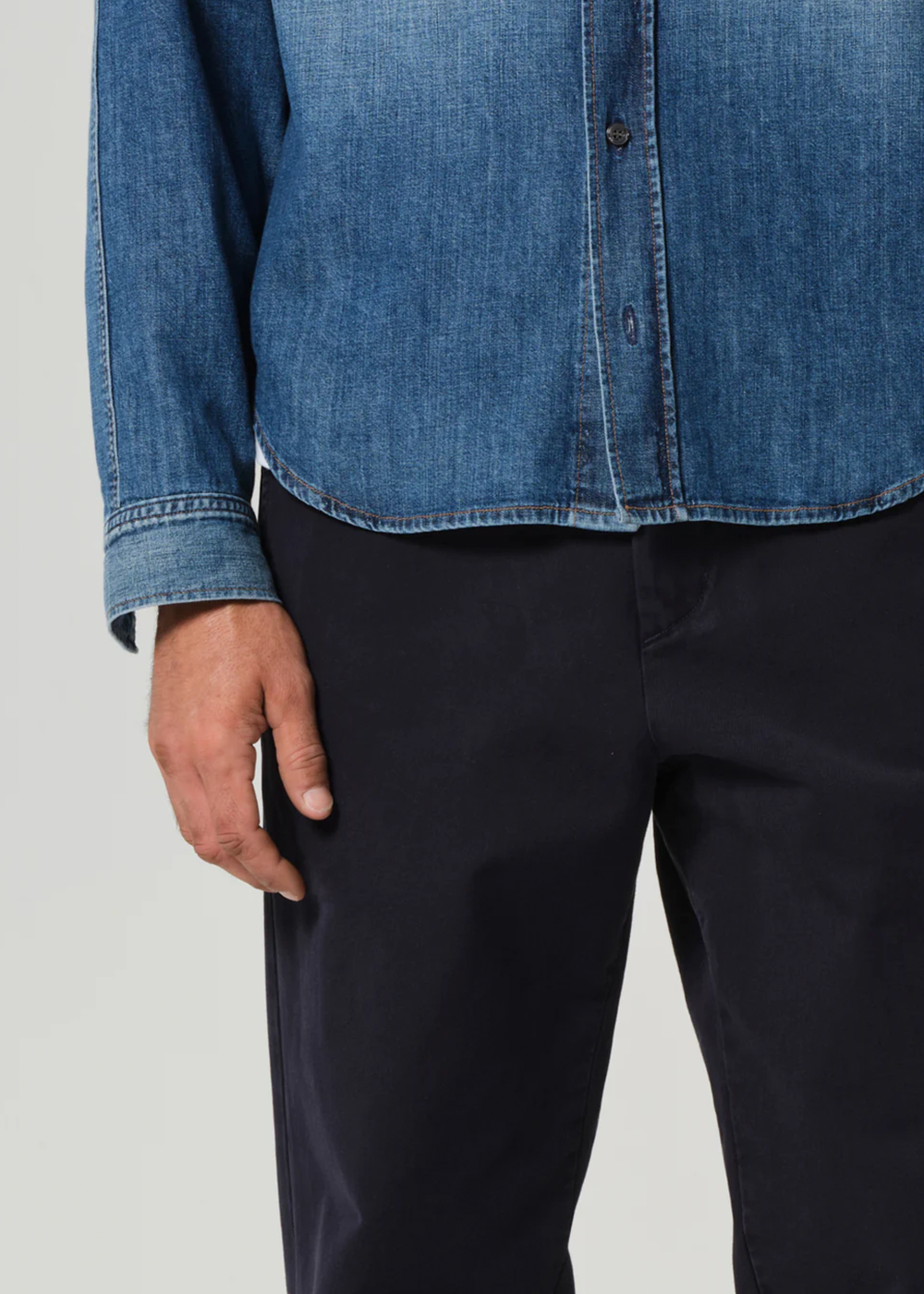 Flat Front Chino Pant - Navy - Citizens of Humanity Canada - Danali