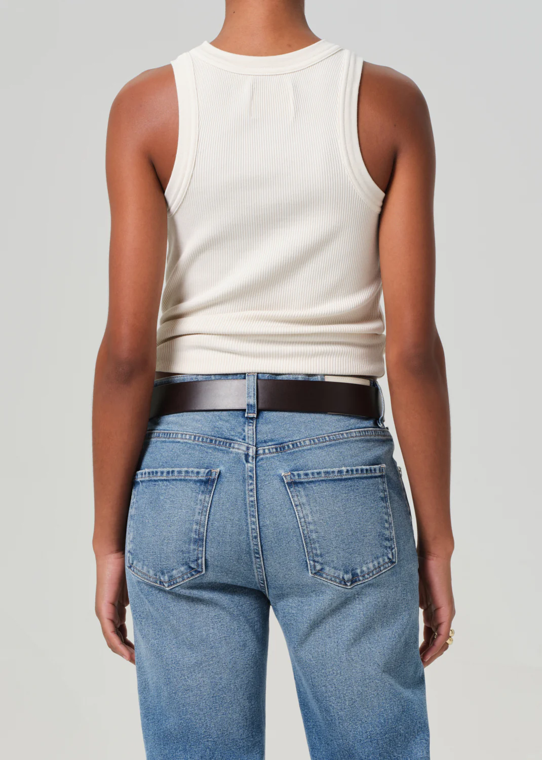 Isabel Rib Tank Top - Dune - Citizens of Humanity Canada - Danali
